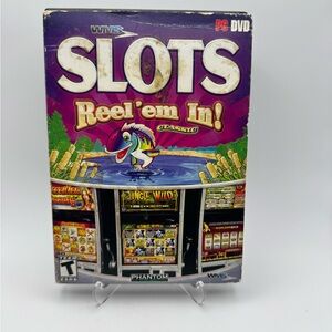 WMS Reel 'Em In Classic Slots DVD Casino Game for PC Windows 2011 CIB Untested